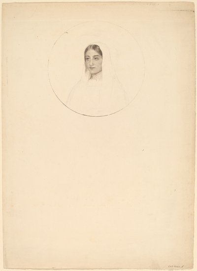 Cabeza de joven mujer de Esther Frances Alexander