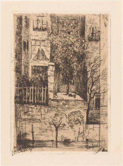 Dordrecht (título original en el objeto) de Etha Fles (signed by artist)