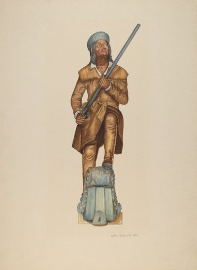 Figura de proa: Davy Crockett de Ethel Dougan