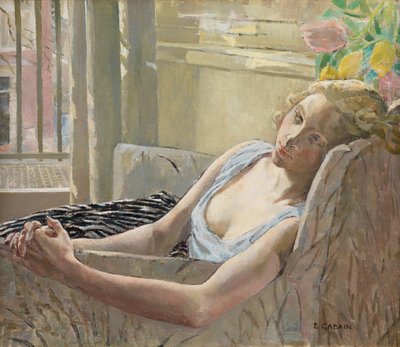 Lassitude (Óleo sobre lienzo) de Ethel Gabain