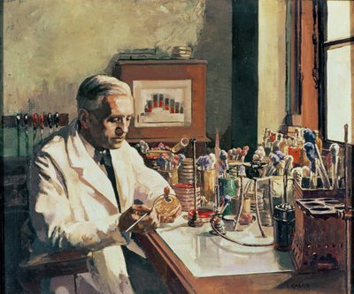Sir Alexander Fleming (1881-1955), descubridor de la penicilina de Ethel Gabain