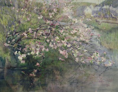 Flores de mayo junto al río de Ethel Horsfall Ertz