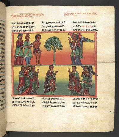 O. 607 f035r, Escena de la vida de la Virgen María, de 