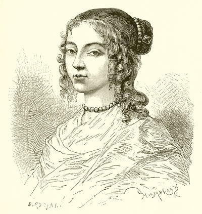 Enriqueta de Inglaterra, hermana del Rey Carlos II de Etienne Antoine Eugene Ronjat