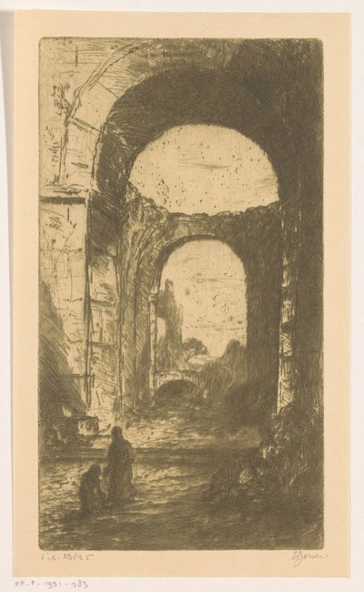 Ruinas del Palatino en Roma (título original del objeto) de Etienne Bosch (signed by artist)