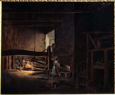 Las forjas en Chatillon sur Seine (1823) de Etienne Bouhot
