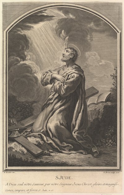 San Judas, 1726 de Etienne Brion