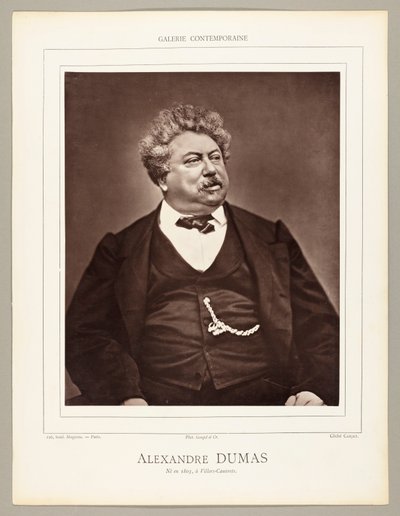 Alexandre Dumas (novelista y dramaturgo francés, 1802-1870) de Etienne Carjat