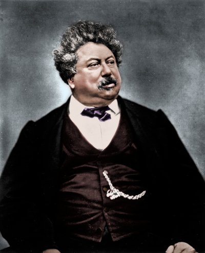 Alexandre Dumas el Viejo, novelista y dramaturgo francés, c. 1850-1870 de Etienne Carjat