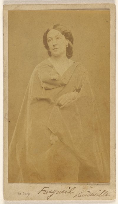 Anais Fargueil, Vaudeville de Etienne Carjat