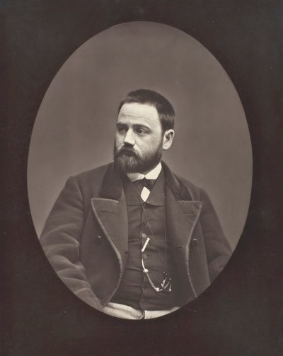 Émile Zola novelista, dramaturgo y periodista francés, 1840-1902, c. 1876 de Etienne Carjat