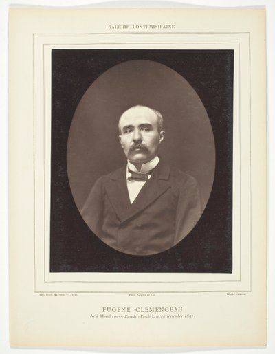 Eugène Clémenceau de Etienne Carjat