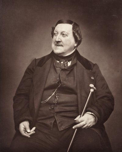 Gioachino Antonio Rossini, compositor italiano, 1792-1868 de Etienne Carjat