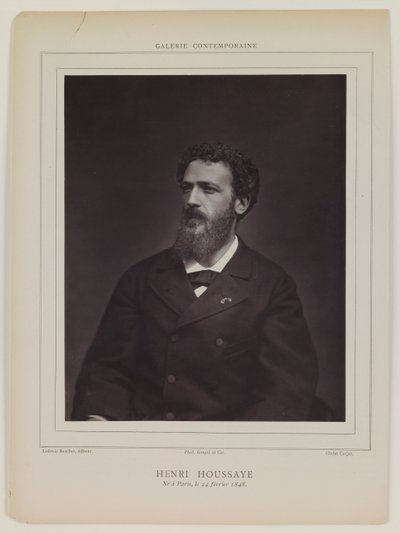 Henri Houssaye de Etienne Carjat