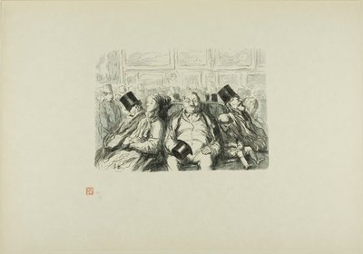 París, La gran exposición de Arte: En el Gran Salón, Un momento de reflexión de Etienne Carjat