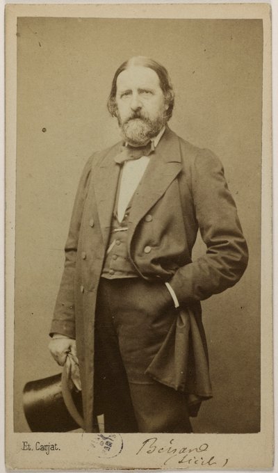 Retrato de Benard, T. N., periodista de Etienne Carjat