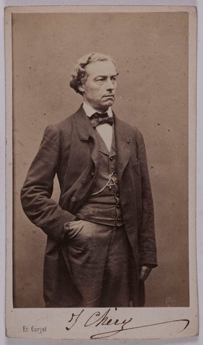 Retrato de Jules Chéry (1817-1910), actor de Etienne Carjat