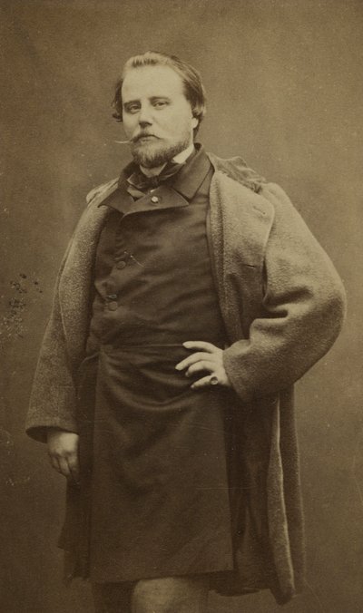 Retrato de Charles Basset (1822-1869) más conocido por su seudónimo de Adrien Robert. de Etienne Carjat