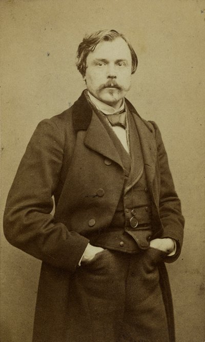 Retrato de Edmond Huot de Goncourt 1822-1896 de Etienne Carjat