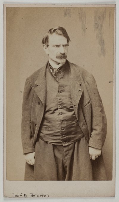 Retrato de François Delsarte, c.1870-90 (impresión a la albúmina) de Etienne Carjat