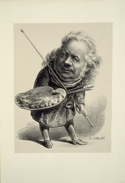 Retrato de Honoré Daumier de Etienne Carjat