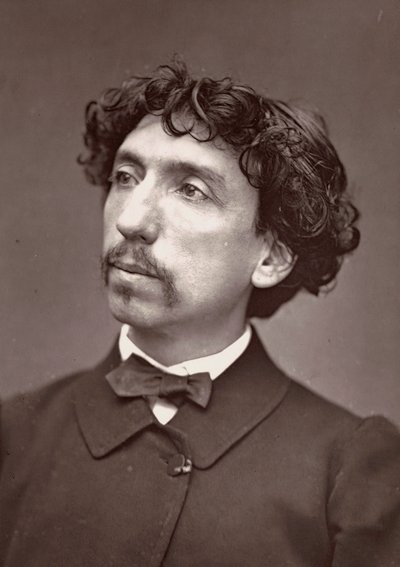 Retrato del arquitecto Charles Garnier, hacia 1875 (foto) de Etienne Carjat