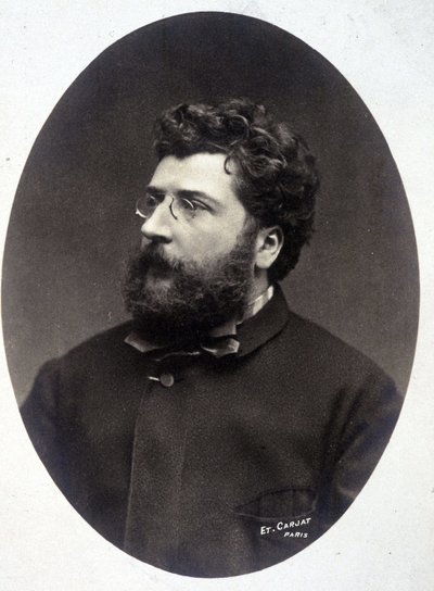 Retrato del compositor Georges Bizet de Etienne Carjat