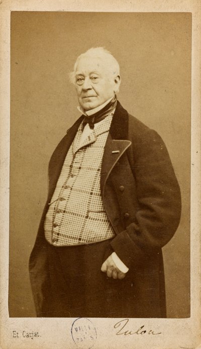 Retrato del compositor y flautista Jean-Louis Tulou 1786-1865, ca. 1860 de Etienne Carjat