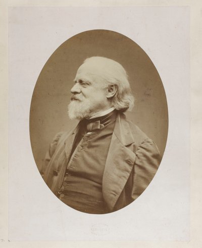 Retrato de Wojciech Grzymała (1793-1871), activista político, emigrante, amigo de Federico Chopin de Etienne Carjat