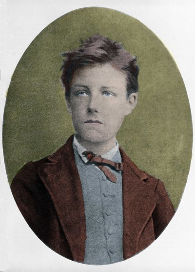 Retrato de Arthur Rimbaud (1854-1891), poeta francés, a los 17 años, por Carjat. de Etienne Carjat
