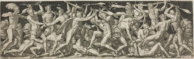 Combates y Triunfos: Batalla de los Hombres Desnudos de Etienne Delaune