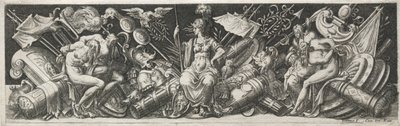 Combates y triunfos, probablemente 1560s de Etienne Delaune