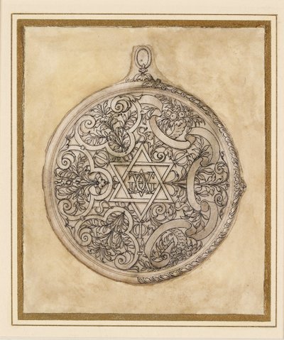Diseño para un colgante de joya de Etienne Delaune