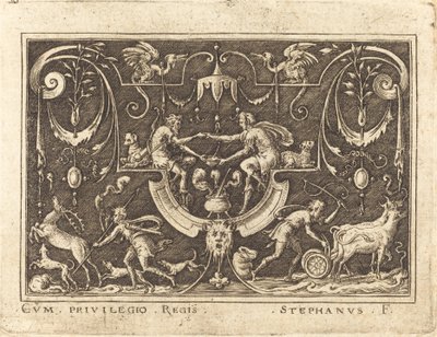 Esaú vendiendo su primogenitura de Etienne Delaune