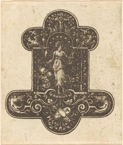 Judith con la cabeza de Holofernes de Etienne Delaune