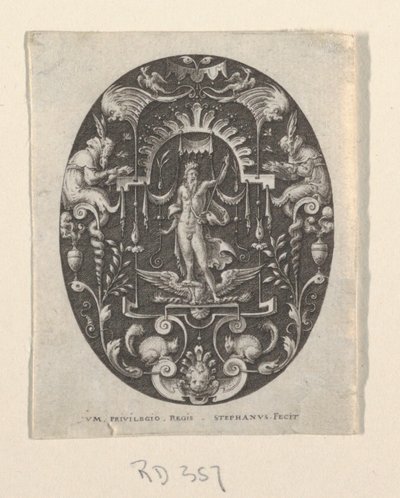 Júpiter, de Grotesques à fond noir, Divinités et Allégories de Etienne Delaune