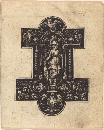 Minerva de pie de Etienne Delaune