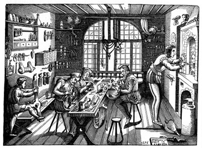 El estudio de Etienne Delaune, 1576, 1870 de Etienne Delaune
