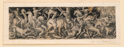 Caza de animales salvajes (friso) de Etienne Delaune