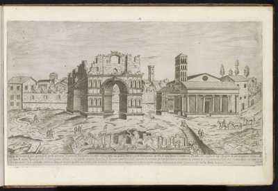 Arco de Jano en Roma Edificios antiguos (título de la serie) I vestigi dell