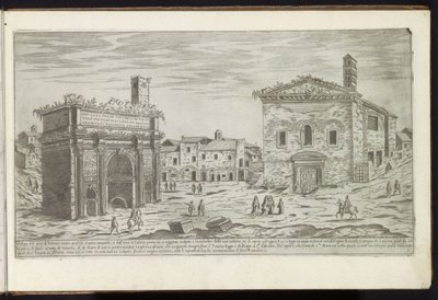 Arco de Septimius Severus en Roma Edificios antiguos (título de la serie) I vestigi dell