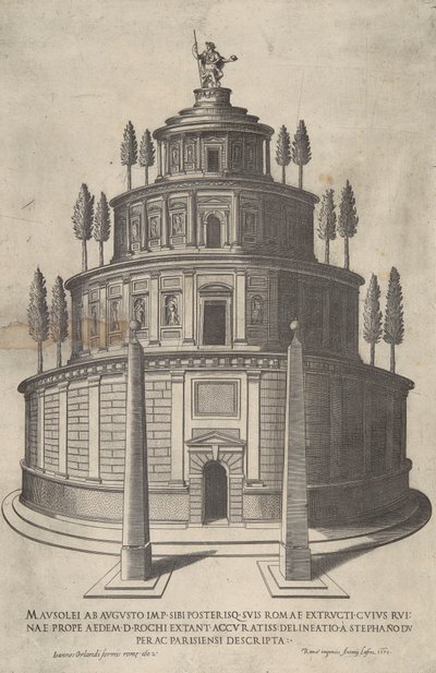 Mausoleo de Augusto Imp de Etienne Duperac