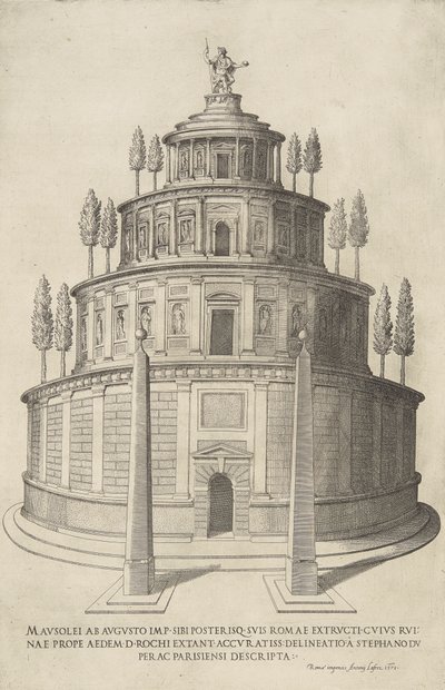 Mausoleo de Augusto Imp de Etienne Duperac