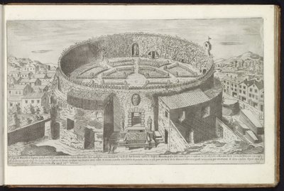 Mausoleo de Augusto con un jardín paisajístico en Roma Edificios antiguos (título de la serie) I vestigi dell