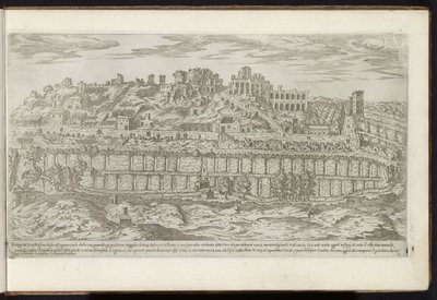 Monte Palatino y el Circo Máximo en Roma Edificios antiguos (título de la serie) I vestigi dell