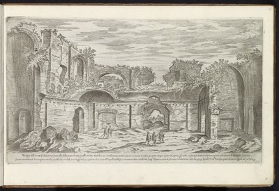 Ruinas de las Termas de Caracalla en Roma Edificios antiguos (título de la serie) I vestigi dell