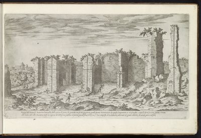Ruinas de las Termas de Caracalla en Roma Edificios antiguos (título de la serie) I vestigi dell