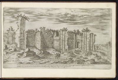 Ruinas de las Termas de Caracalla en Roma Edificios antiguos (título de la serie) I vestigi dell