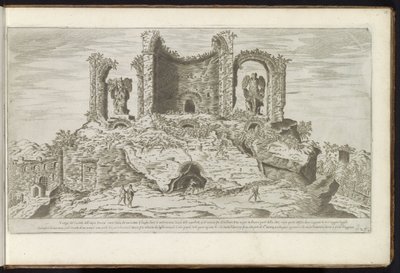 Ruinas de los Trofeos de Marius en Roma Edificios antiguos (título de la serie) I vestigi dell