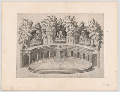 Speculum Romanae Magnificentiae: Fuente y jardines de la Villa d